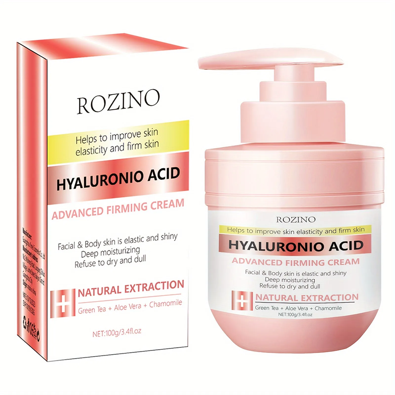 100g Hyaluronic Acid Firming Cream with Natural Extracts