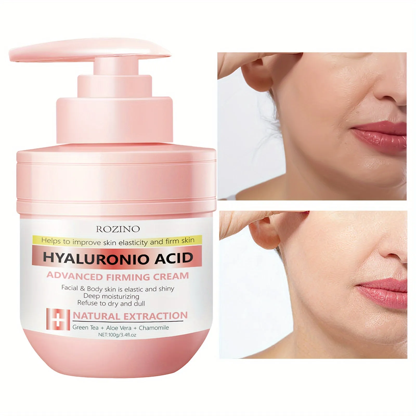 100g Hyaluronic Acid Firming Cream with Natural Extracts