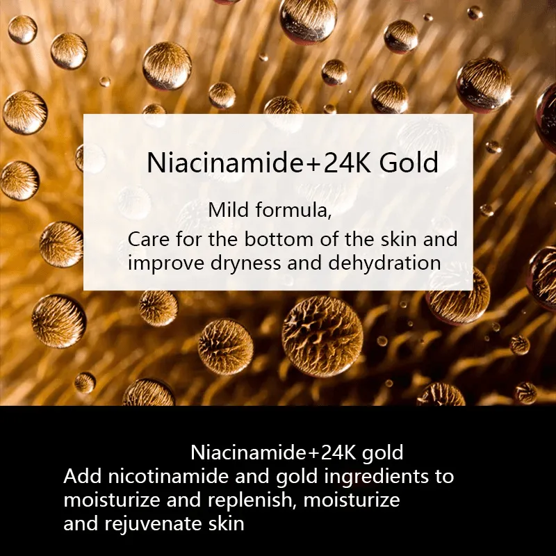 24k Gold Luxury Care Foil Hydration Skin Care 5Pcs Set