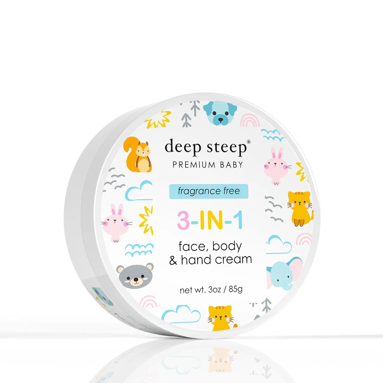 3-in-1  Face, Body and Hand Cream - Fragrance Free