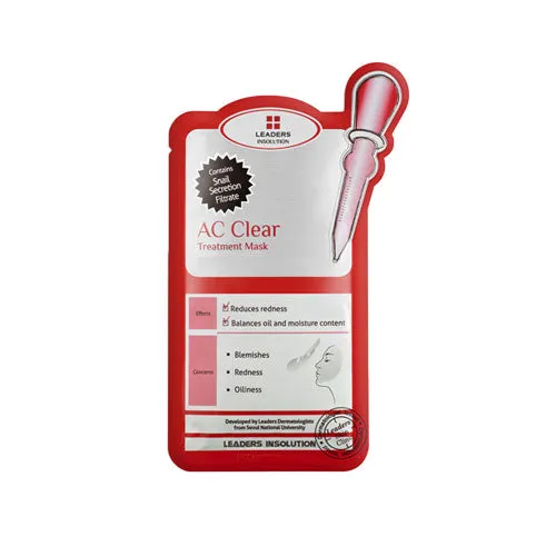 AC Clear Treatment Mask - 1 Box of 10 Sheets