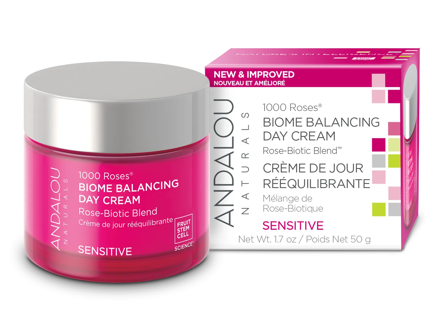 Andalou Naturals - 1000 Roses Biome Balancing Day C, 50 g