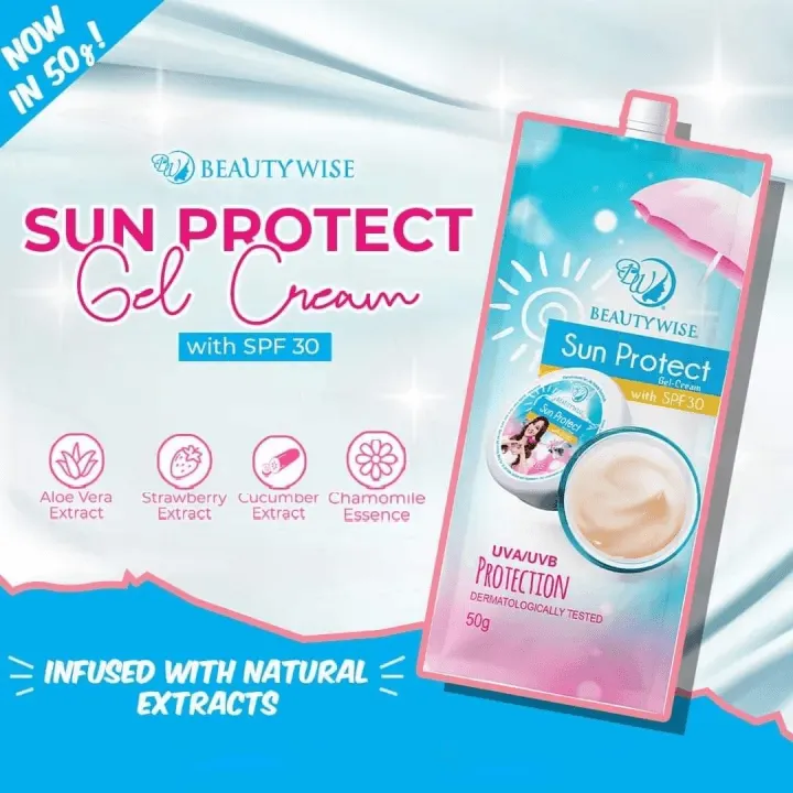 Beauty Wise Sun Protect Gel-Cream With SPF30 - 50g
