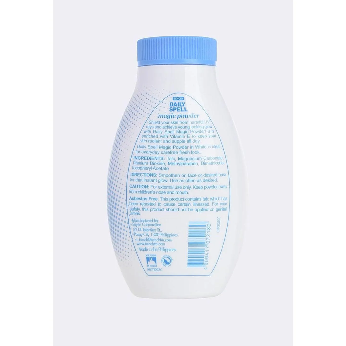 Bench Daily Spell UV Sunscreen   Vit E Magic Powder - 50g