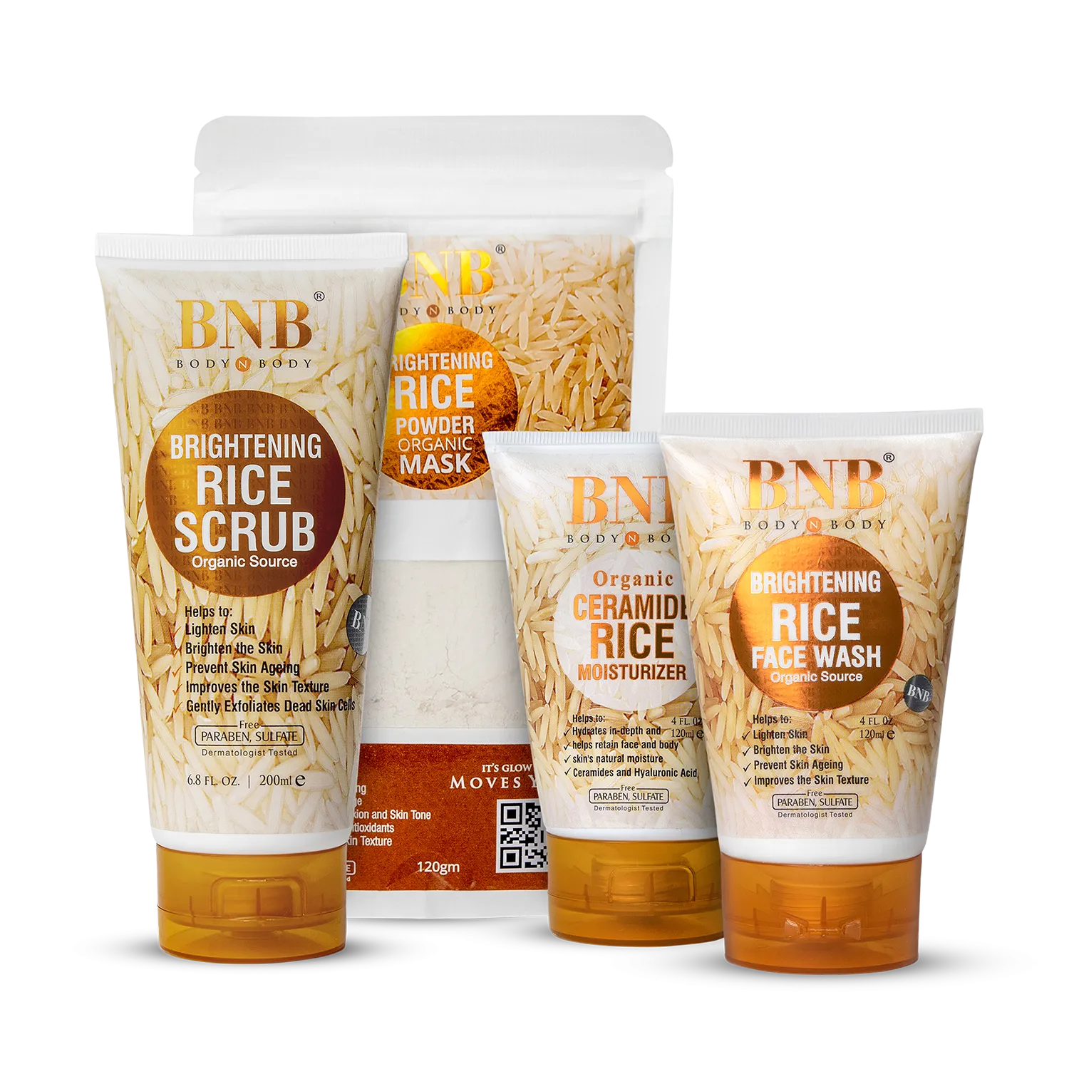BNB Rice Bliss Bundle (Rice Extract Kit    Moisturizer)