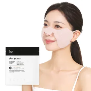 BR Waterfull Face Fit Mask (hydrogel, golf mask, sunscreen patch)- 5ct