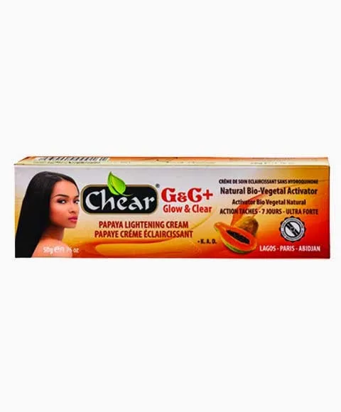 Chear G And C Glow And Clear Papaya Cream 50g / 300ml