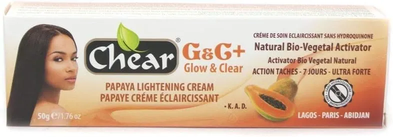 Chear G And C Glow And Clear Papaya Cream 50g / 300ml