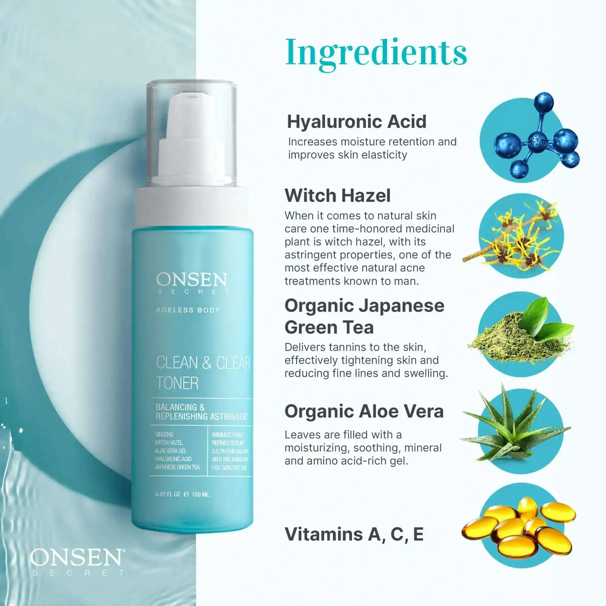 Clean & Clear Toner – Refresh & Balance Skin