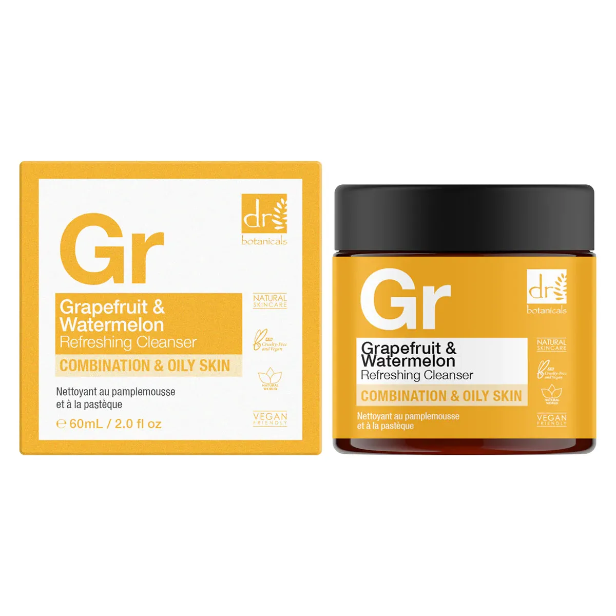 Dr Botanicals - Grapefruit & Watermelon Refreshing Cleanser 60ml