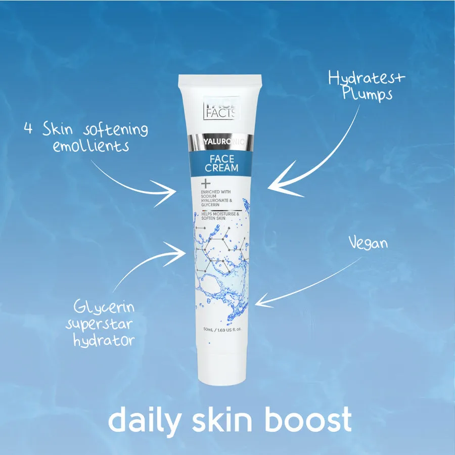 FACE FACTS HYALURONIC HYDRATING FACE CREAM