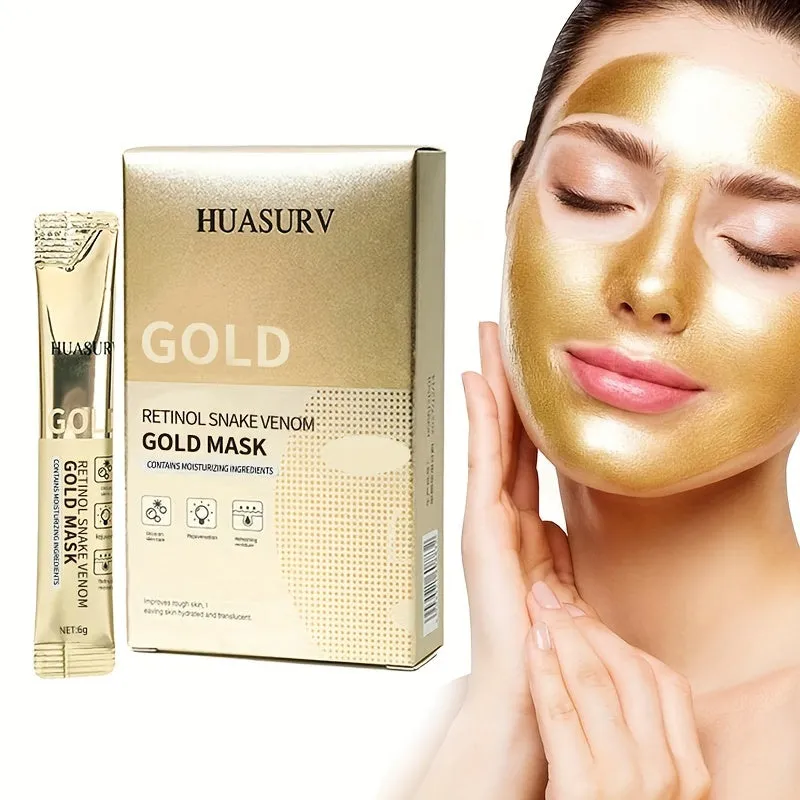 Golden Retinol Snake Venom Mask Hydrate Tighten Smooth Wrinkles