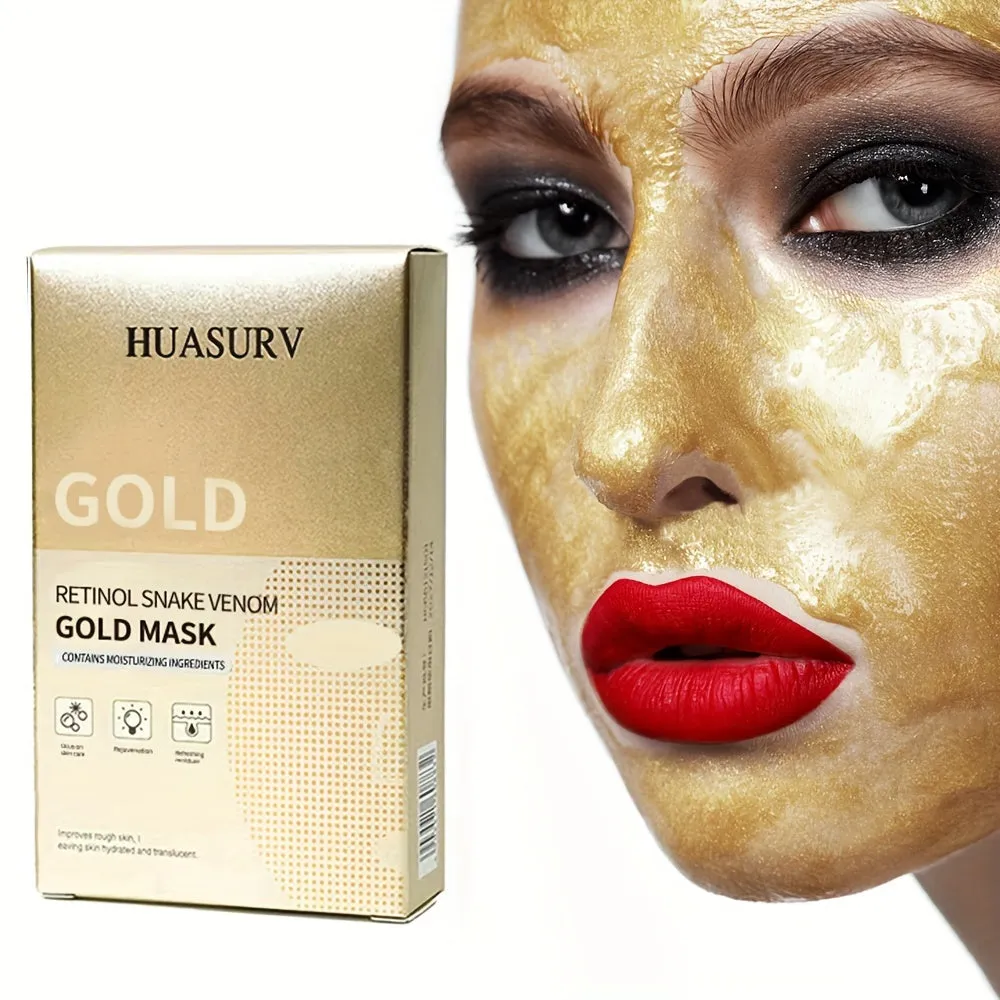 Golden Retinol Snake Venom Mask Hydrate Tighten Smooth Wrinkles