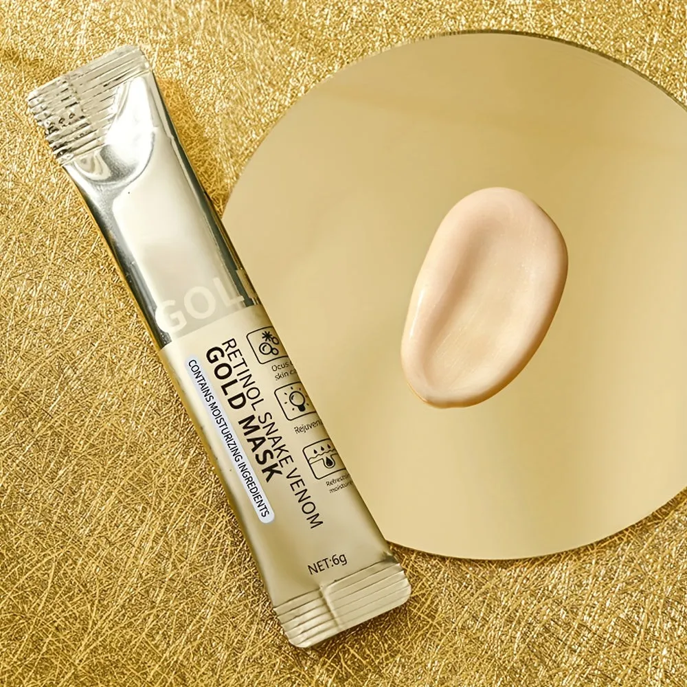 Golden Retinol Snake Venom Mask Hydrate Tighten Smooth Wrinkles