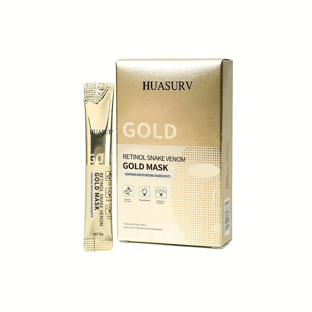 Golden Retinol Snake Venom Mask Hydrate Tighten Smooth Wrinkles