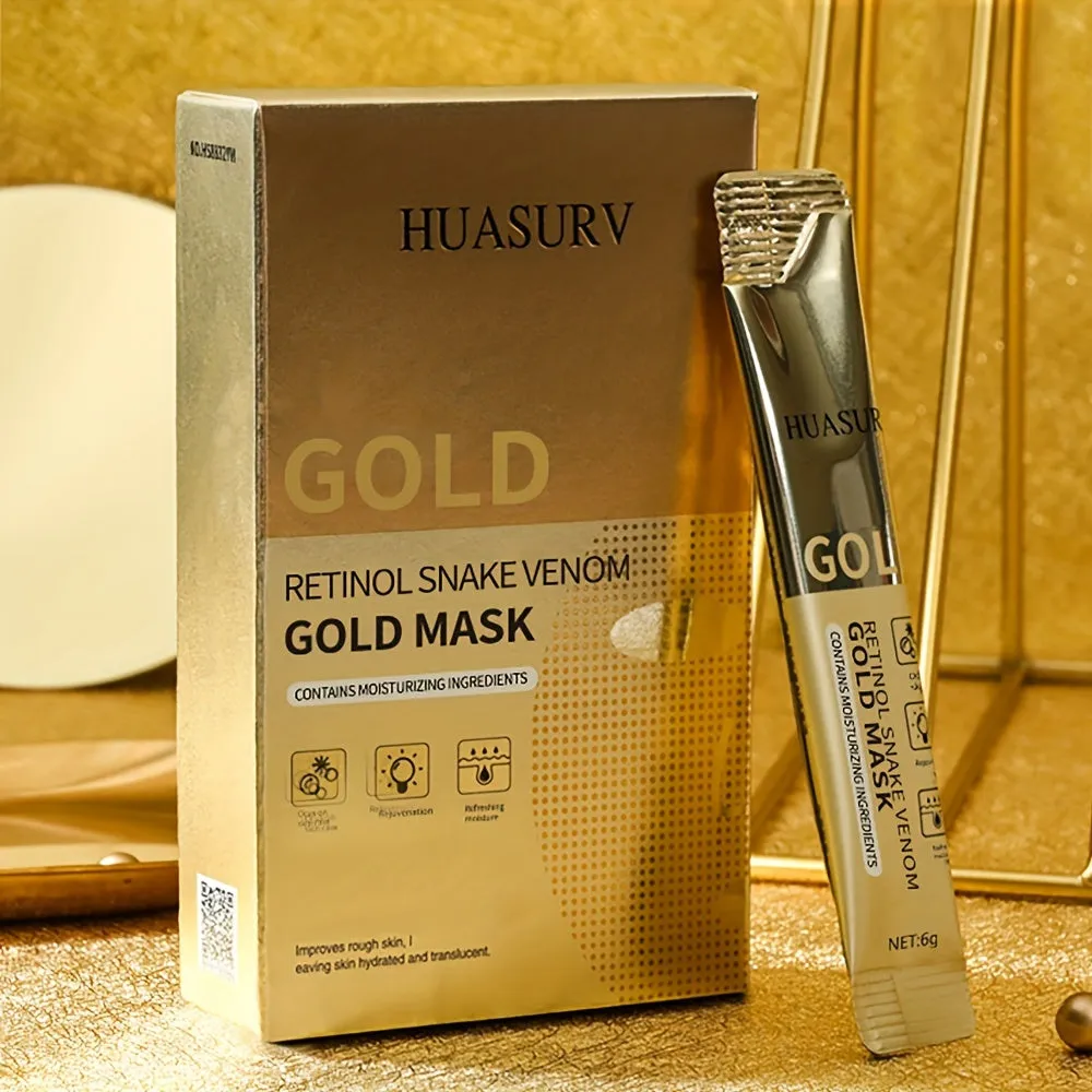 Golden Retinol Snake Venom Mask Hydrate Tighten Smooth Wrinkles