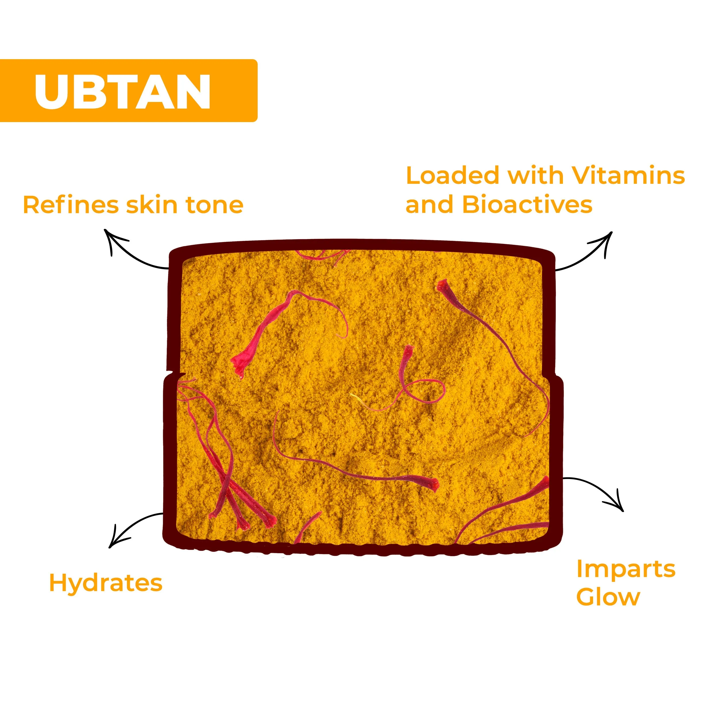 Good Vibes De Tan Glow Ubtan Night Cream 80g (GT)