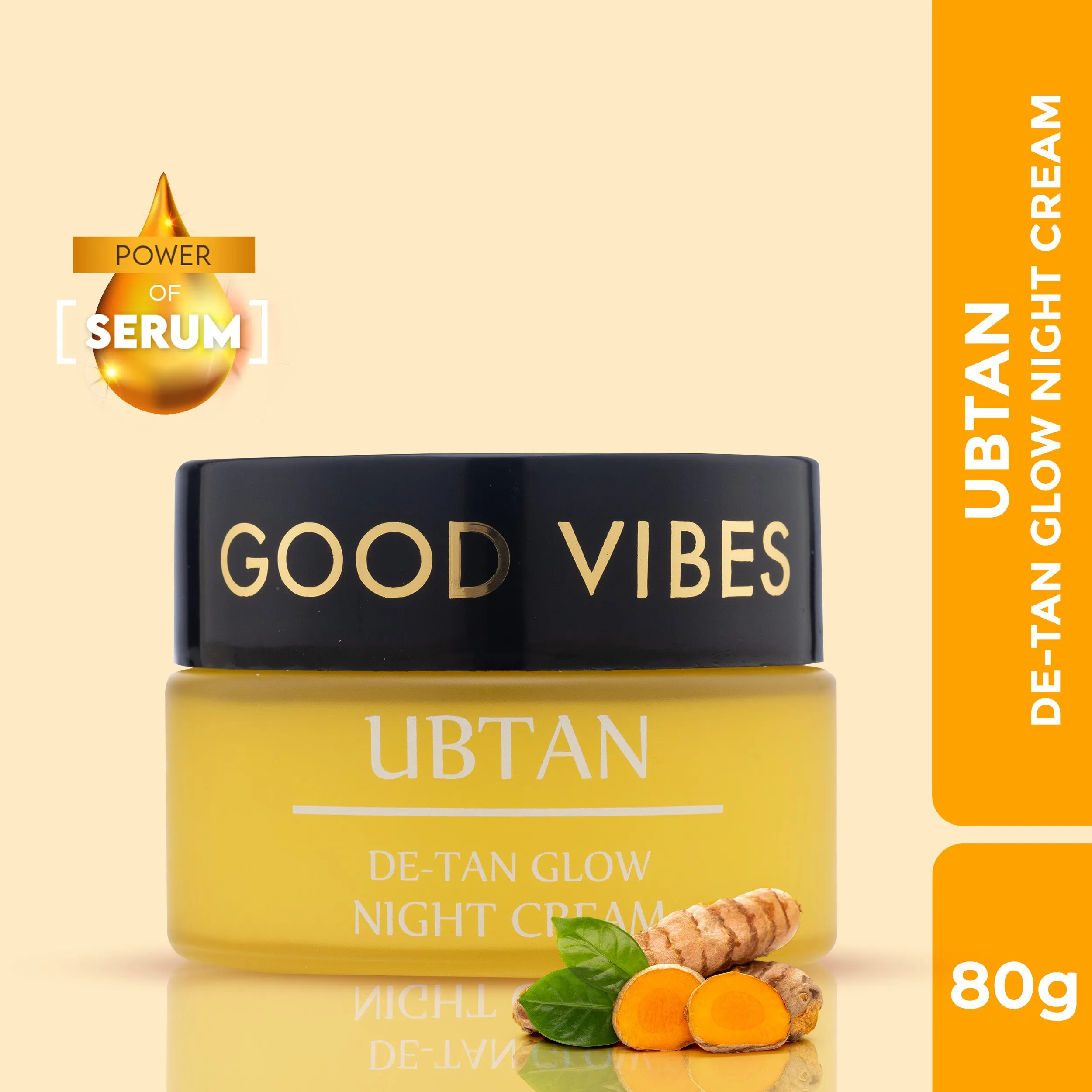 Good Vibes De Tan Glow Ubtan Night Cream 80g (GT)