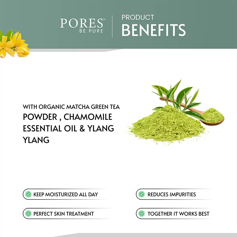 Green Tea & Chamomile Face Toner - With Ylang-Ylang - 100 mL