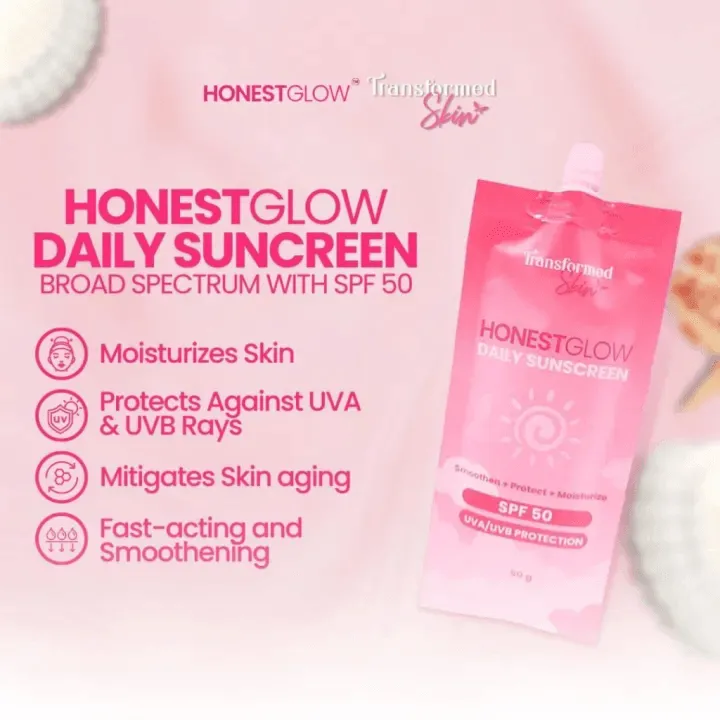 Honest Glow Daily Sunscreen SPF 50 - 50g