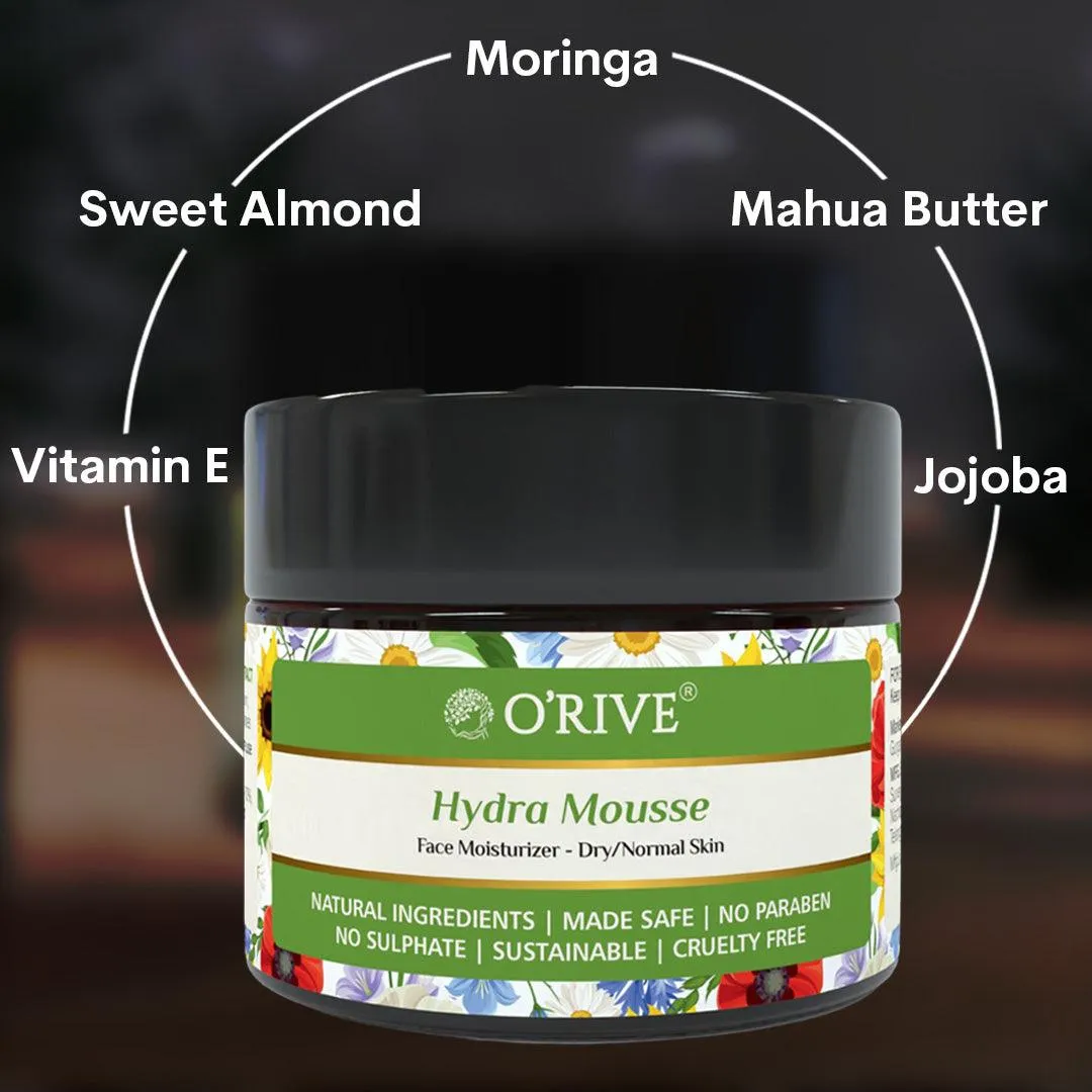 Hydra Mousse Light Weight Face Moisturizer Normal Skin 30ml