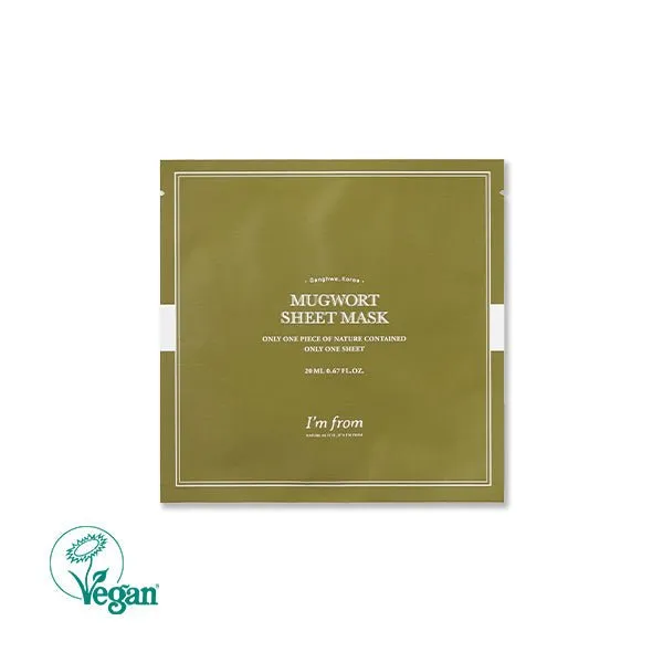 I'm From Mugwort Sheet Mask (2 Sizes)