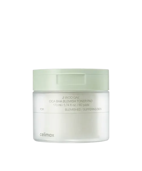 JIWOOGAE Cica BHA Blemish Toner Pad