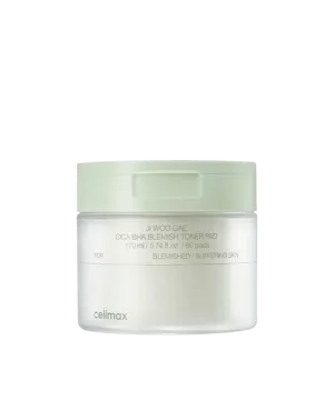 JIWOOGAE Cica BHA Blemish Toner Pad