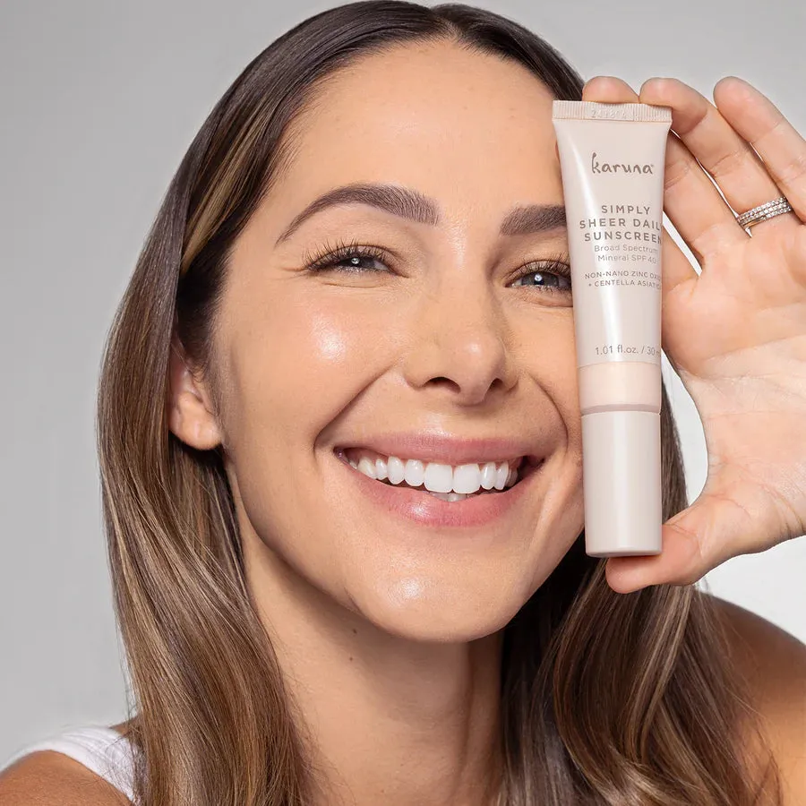 Karuna Simply Sheer Daily Sunscreen SPF 40, 1.01 fl. oz.