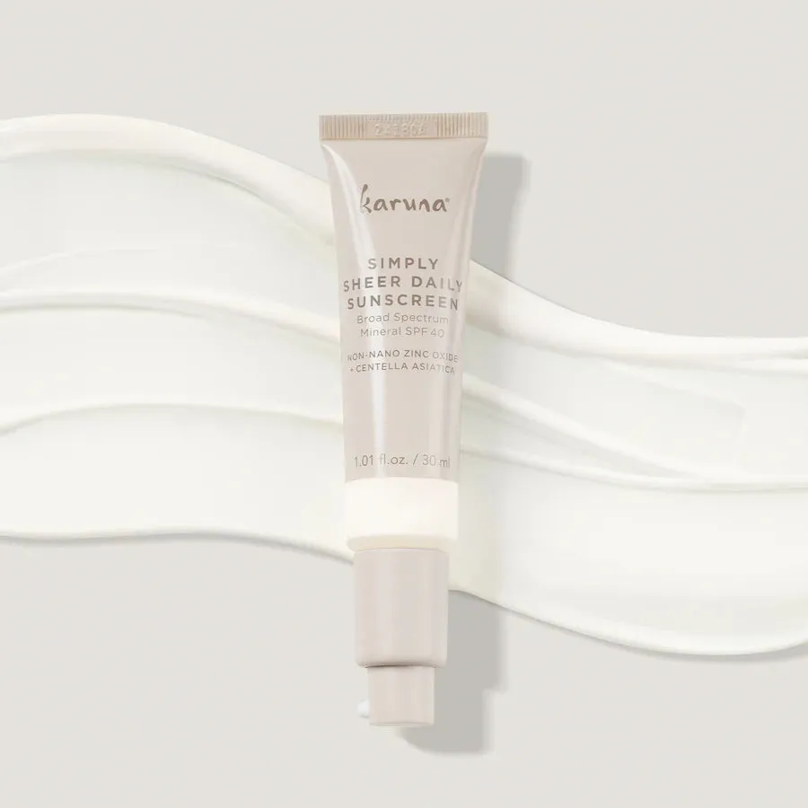 Karuna Simply Sheer Daily Sunscreen SPF 40, 1.01 fl. oz.