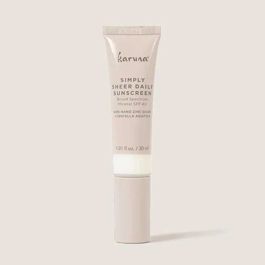 Karuna Simply Sheer Daily Sunscreen SPF 40, 1.01 fl. oz.
