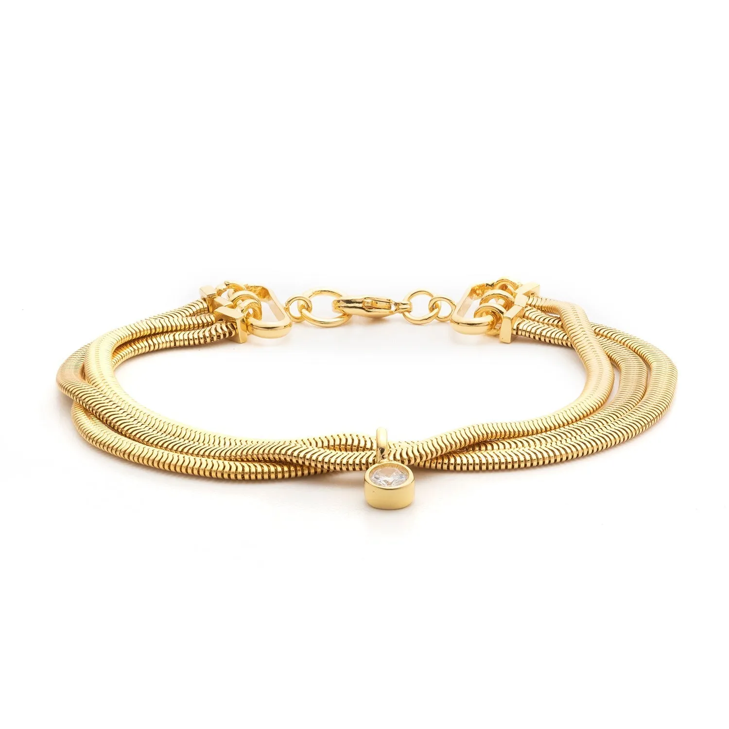 Lucile Gold Snake Bracelet