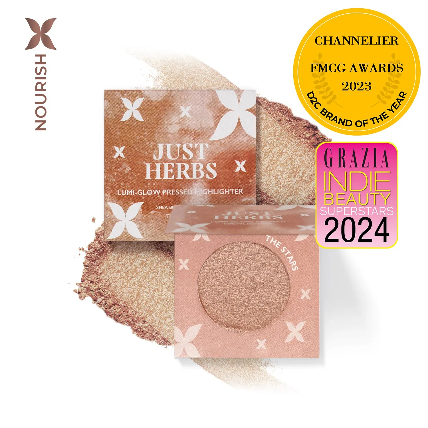 Lumi-glow Pressed Highlighter with Shea Butter and Amla