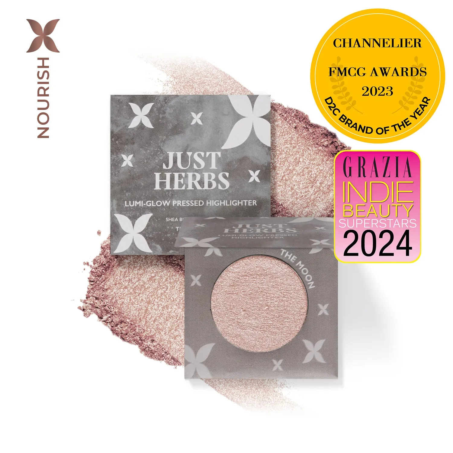 Lumi-glow Pressed Highlighter with Shea Butter and Amla