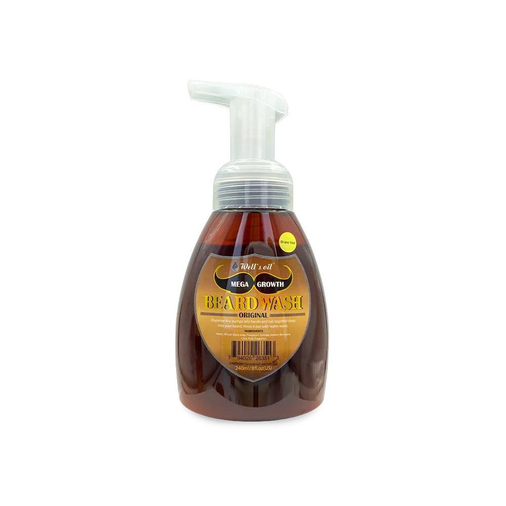 Mega Growth Beard Foaming Wash 8oz