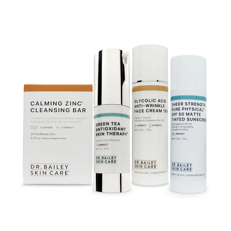Men's Redness and Pigment Face Care Kit