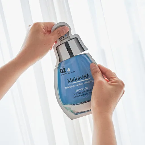 MIGUHARA 2 Step Aqua Balance Mask Pack (1.7ml   25ml) x 1 sheet