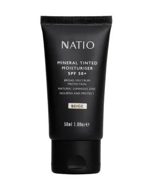 Natio Mineral Tinted Moisturiser SPF 50  Beige