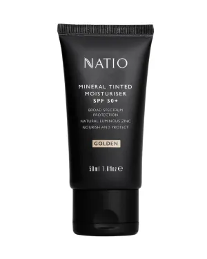 Natio Mineral Tinted Moisturiser SPF 50  Golden