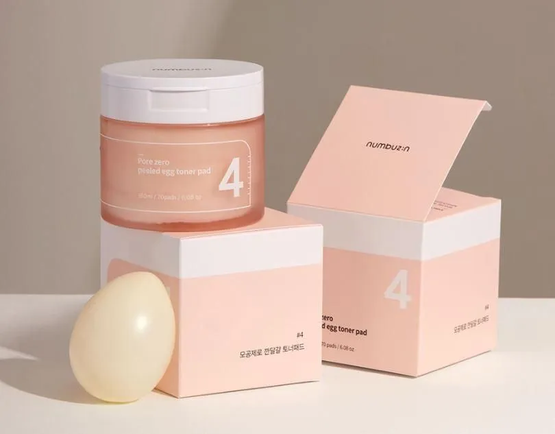 numbuzin No.4 Pore Zero Peeled Egg Toner Pad 70EA 190ml