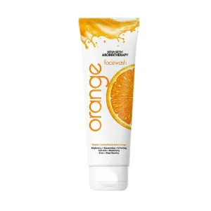 Orange Facewash, Vitamin C Enriched, SLS Free, Mild Foaming, Brightening Rejuvenating Refreshing Hydrating Moisturizing, Detox