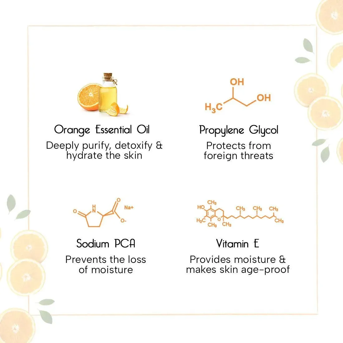 Orange Facewash, Vitamin C Enriched, SLS Free, Mild Foaming, Brightening Rejuvenating Refreshing Hydrating Moisturizing, Detox