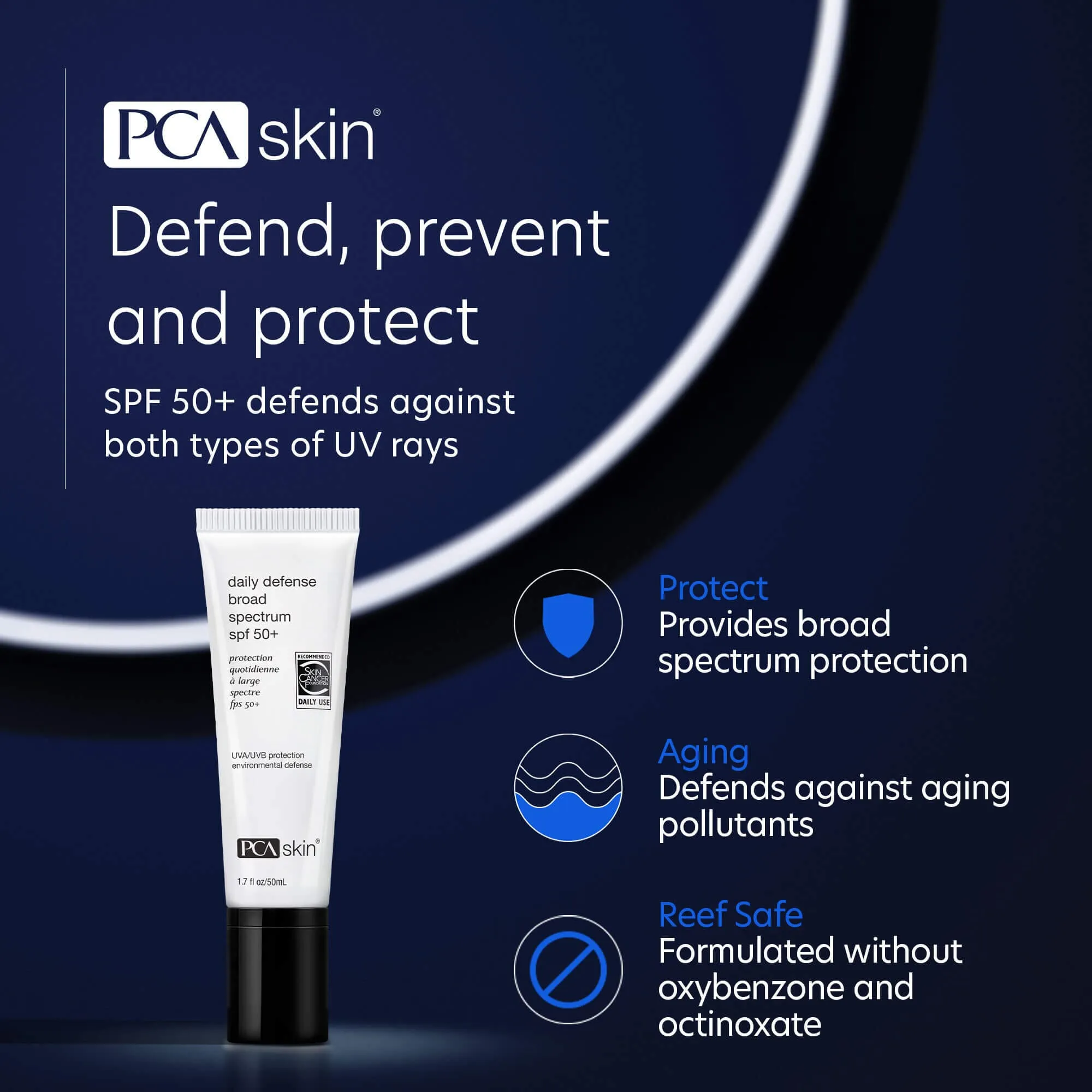 PCA Skin Daily Defense Broad Spectrum SPF 50 