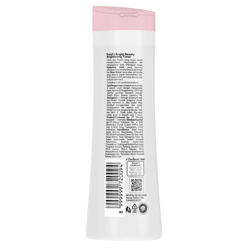PONDS Bright Beauty Brightening Toner - 150ml