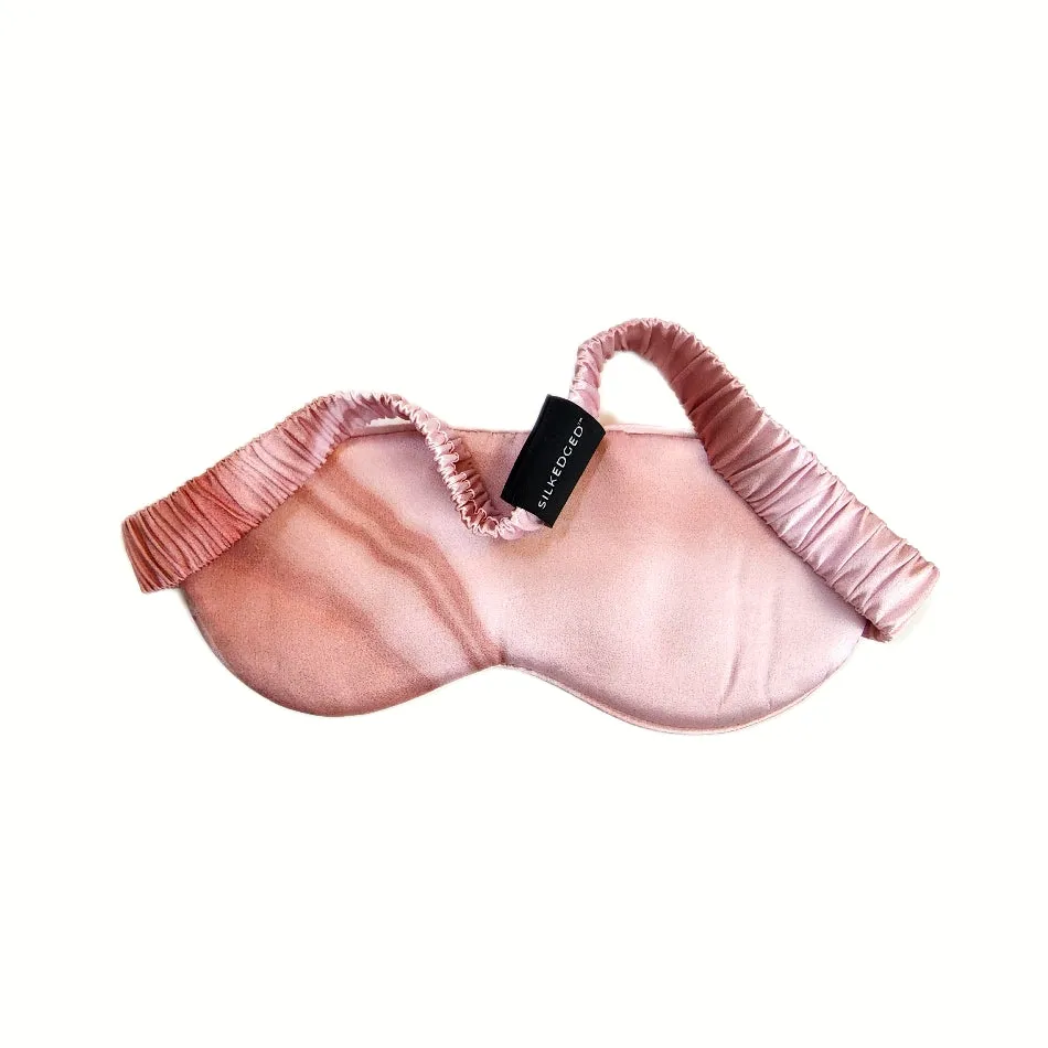 Rejuvenating Silk Sleep Mask - Auburn Marble Eye Cover