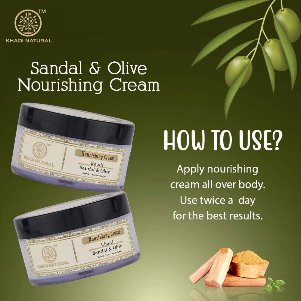 Sandal & Olive Nourishing Cream With Sheabutter