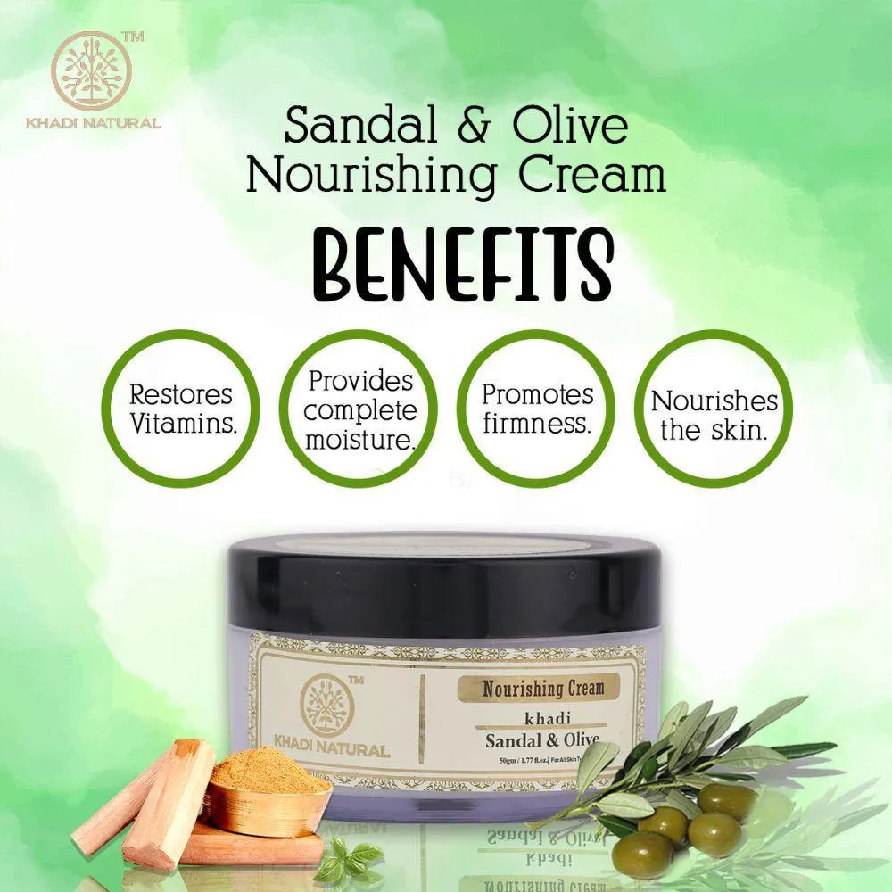 Sandal & Olive Nourishing Cream With Sheabutter