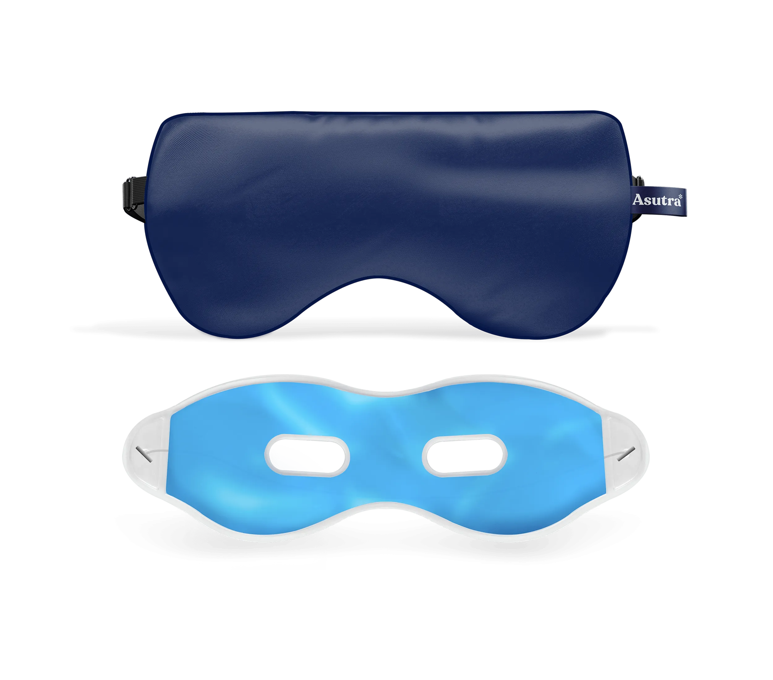 Silk Eye Pillow, Navy Blue Gift Box