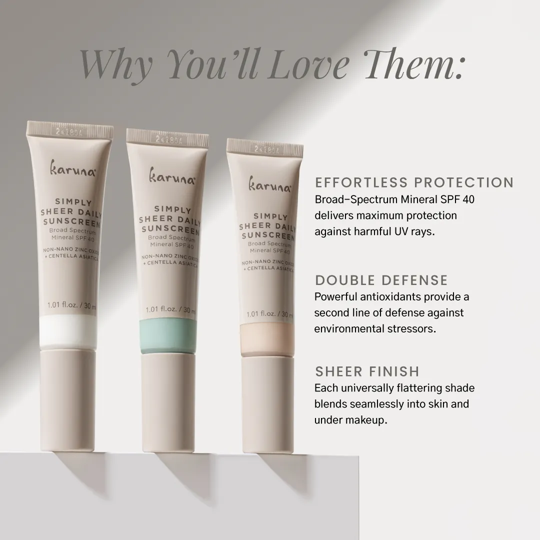Simply Sheer Daily Sunscreen SPF 40 - Untinted