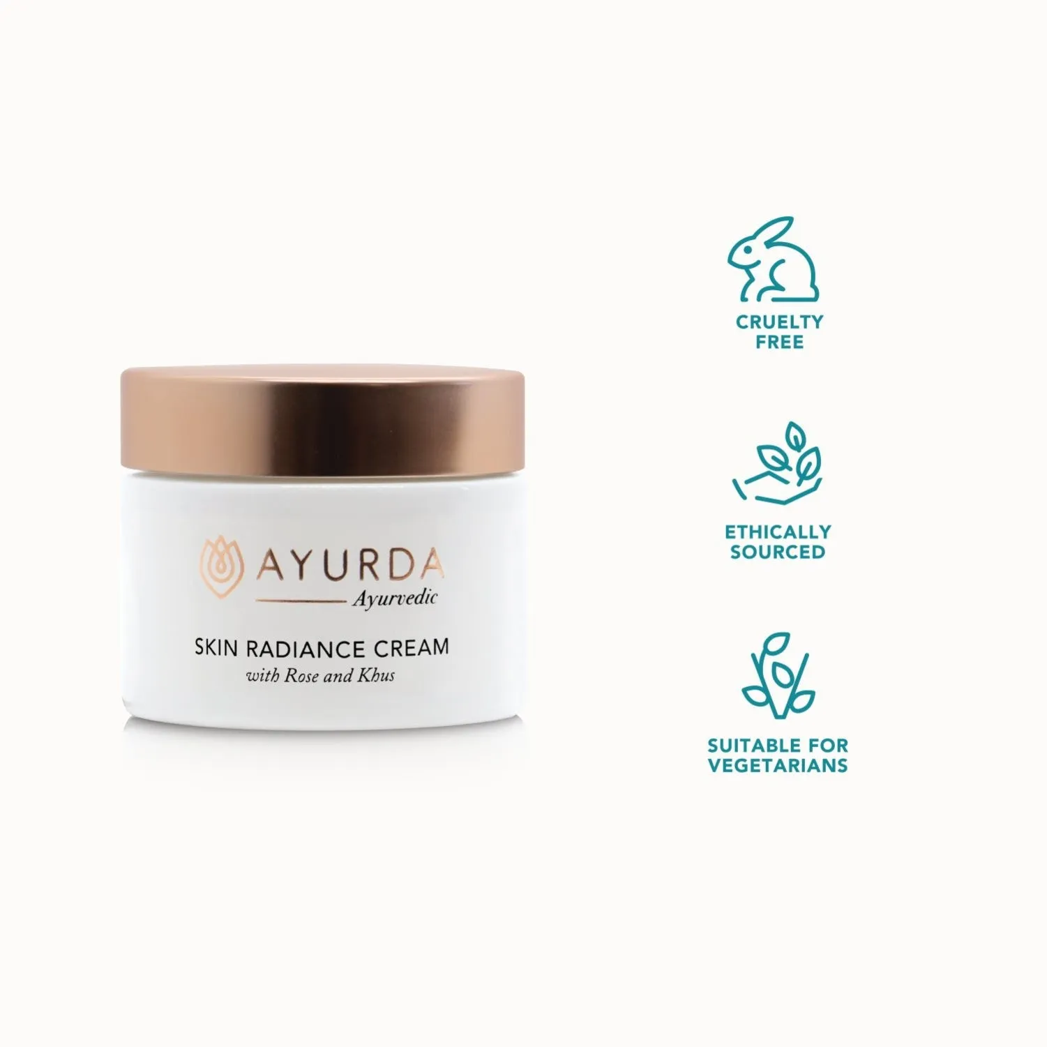 Skin Radiance Cream with Rose and Khus